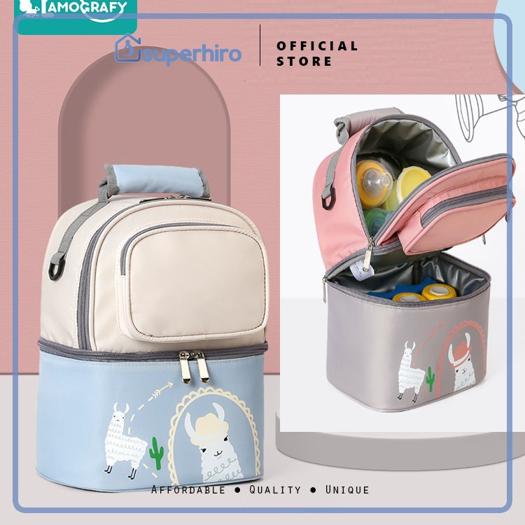 Tas Botol Susu Bayi ASI Cooler Bag Thermal Organizer Baby Bag Premium