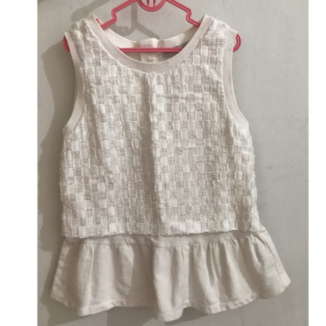 Preloved GINGERSNAPS Atasan putih tanpa lengan