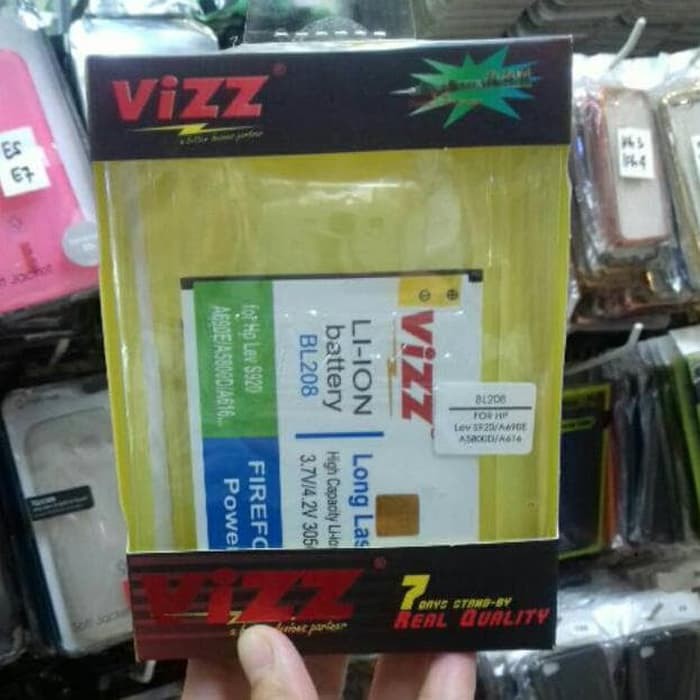 Vizz Double Power Battery Batre Baterai Vizz Lenovo S920 S880 A850 S890 BL208 BL-208 BL 208