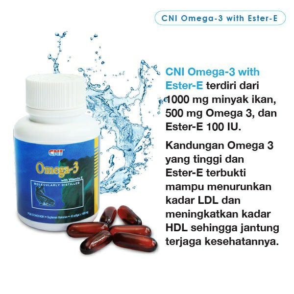 Cni Solo Omega 3 Ester E 100 Iu Indonesia