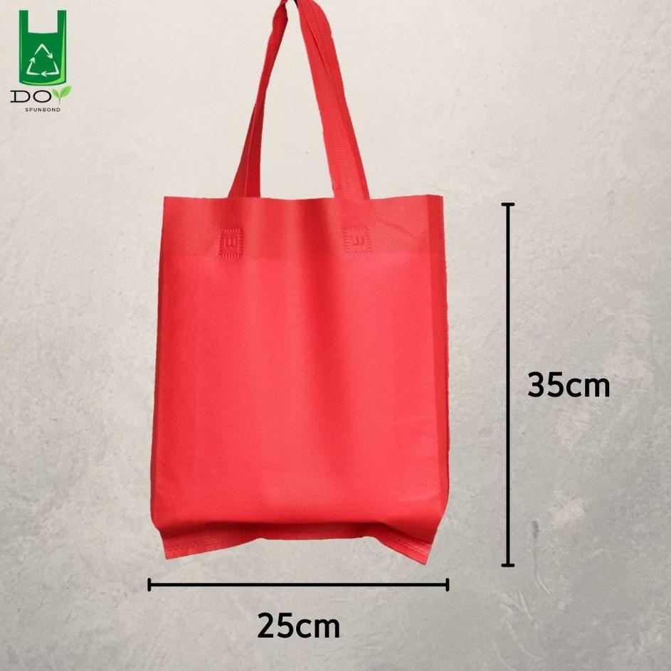 

➧ Tas Spunbond Handle Lipat Samping 25x35x8 | Goodie Bag | Tas Spunbond Polos | MURAH | PROMO ♡