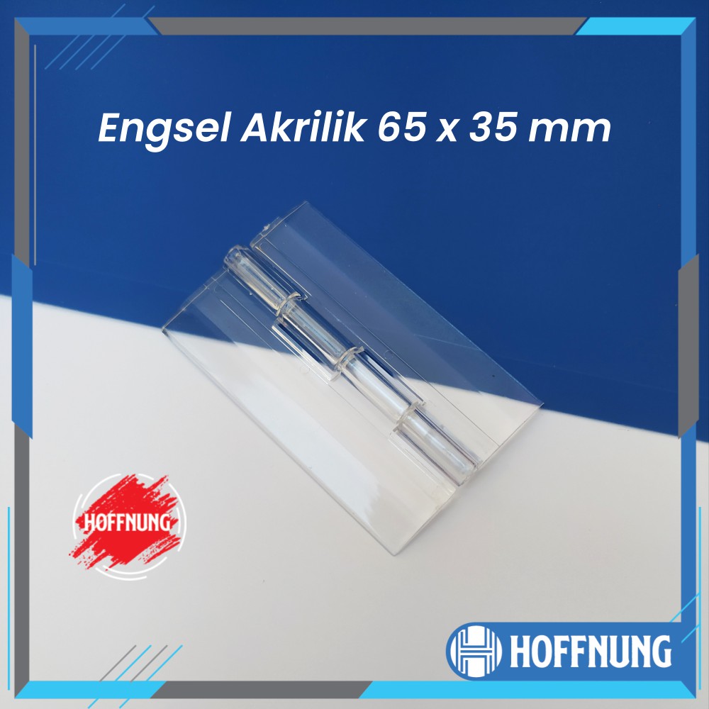 Engsel Akrilik 65 X 35 mm Hinge Acrylic 65x35mm Ukuran 6 cm