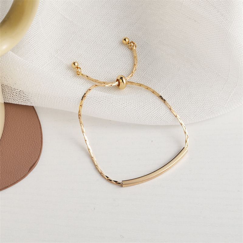 Gelang Adjustable Bahan Metal Gaya Korea Untuk Wanita