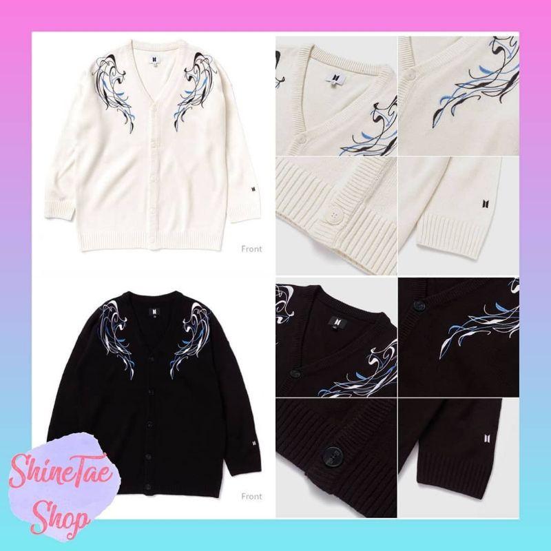 BTS UNOFFICIAL CARDIGAN BLACK SWAN JIN (RESTOCK)