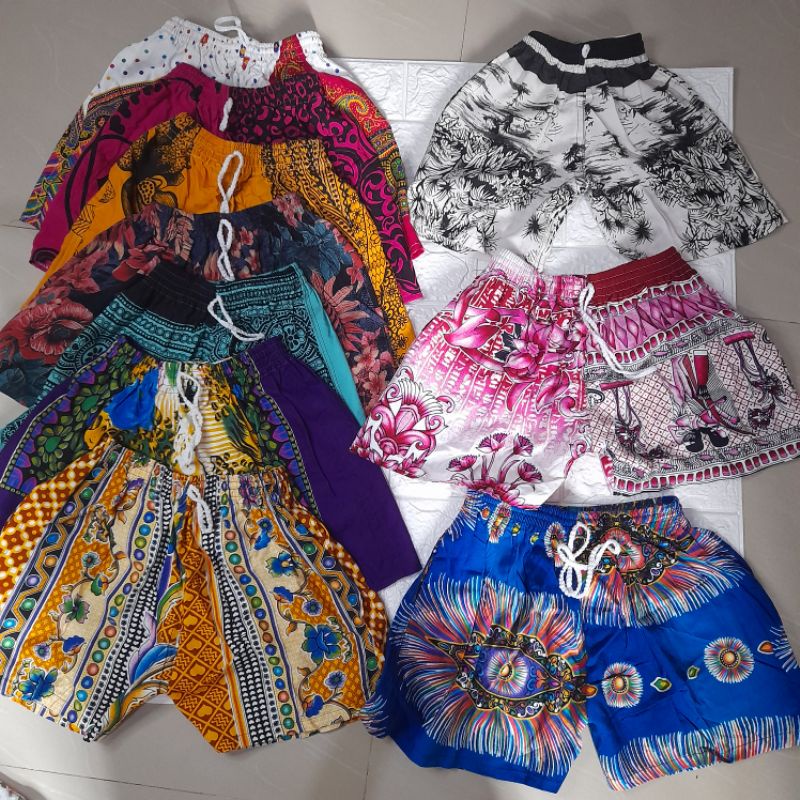 Celana Pendek Anak Motif Konveksi