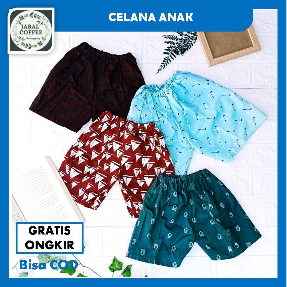 Celana Anak Pendek Santai 6 Bulan - 3 tahun / Celana Pendek Anak Cowok Cewek J87