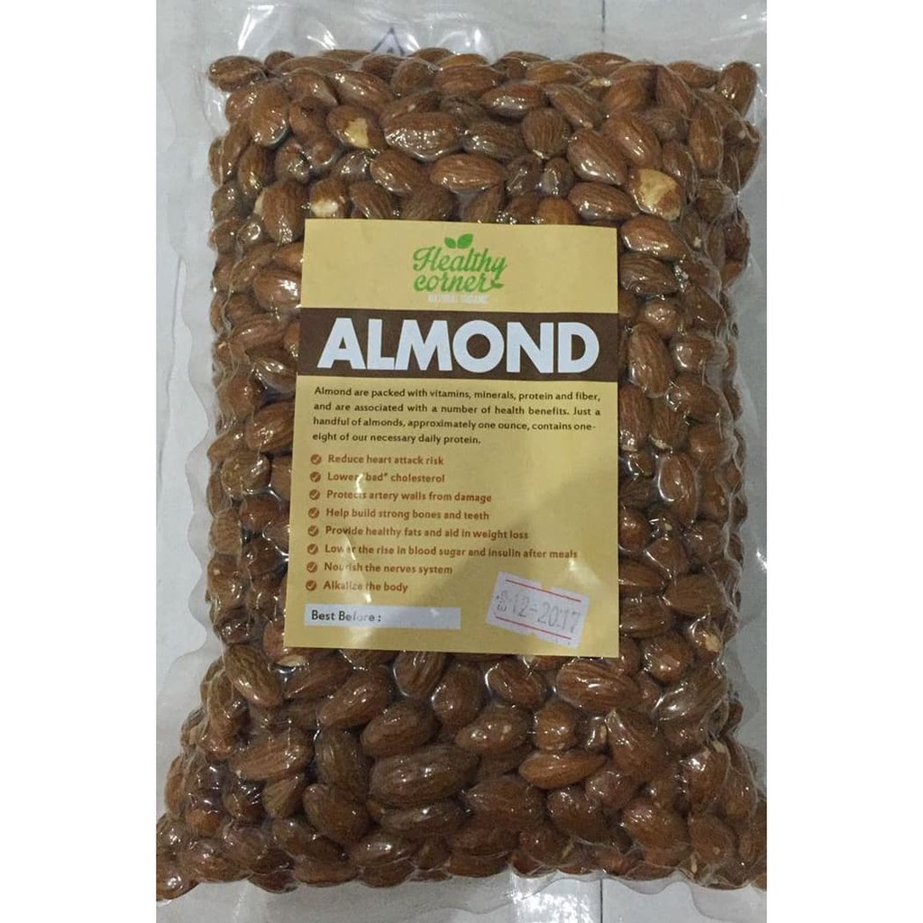 

Blue Diamond - Natural Whole Raw Almond Butte Mentah (1 Kg)