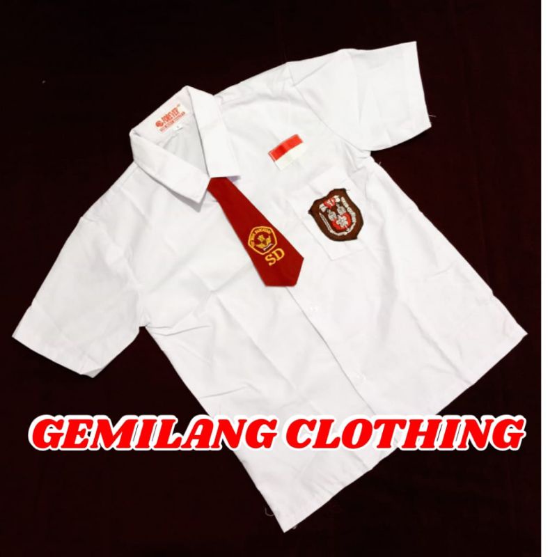 BAJU PUTIH PENDEK SD // BAJU SERAGAM SEKOLAH SD // GemilanG ClothinG