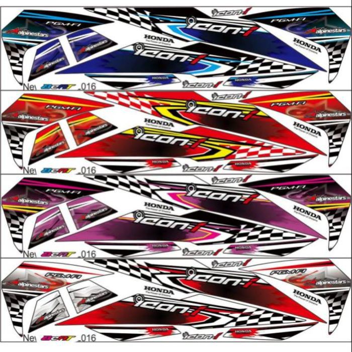 TERBARU STRIPING BEAT STREET HONDA STIKER MOTOR STICKER
