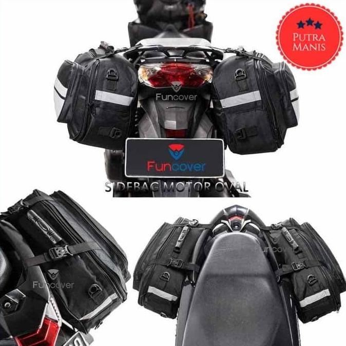 Tas motor Pria Sidebag Anti Air Bag Tas Samping Jok Motor Box motor