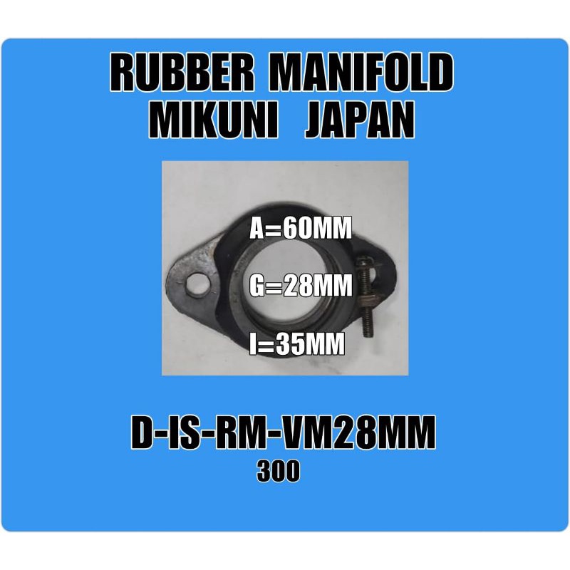 KARET MANIFOL MIKUNI JAPAN VM28MM ORIGINAL