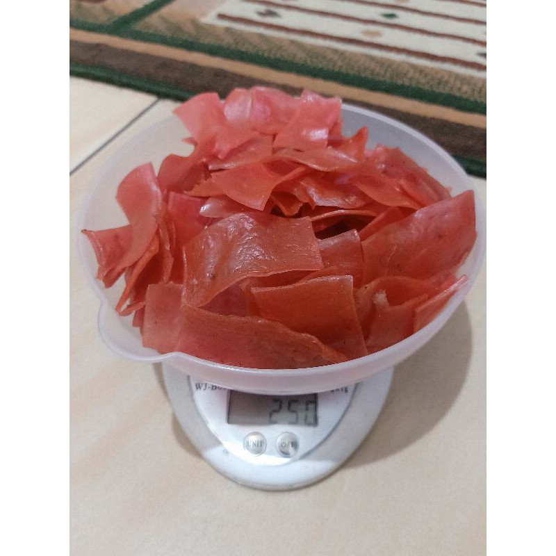 

Kerupuk Merah Mentah - 500 gram