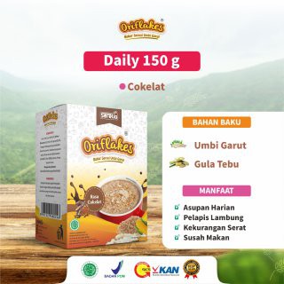 Oriflakes Daily Sereal Umbi Garut Lambung Rasa Coklat Oriflakes Malang