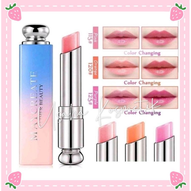 PROMO!! LIPSTIK KOREA / LIPSTICK VIRAL MOISTURIZING / PELEMBAB BIBIR NATURAL COLOR CHANGING