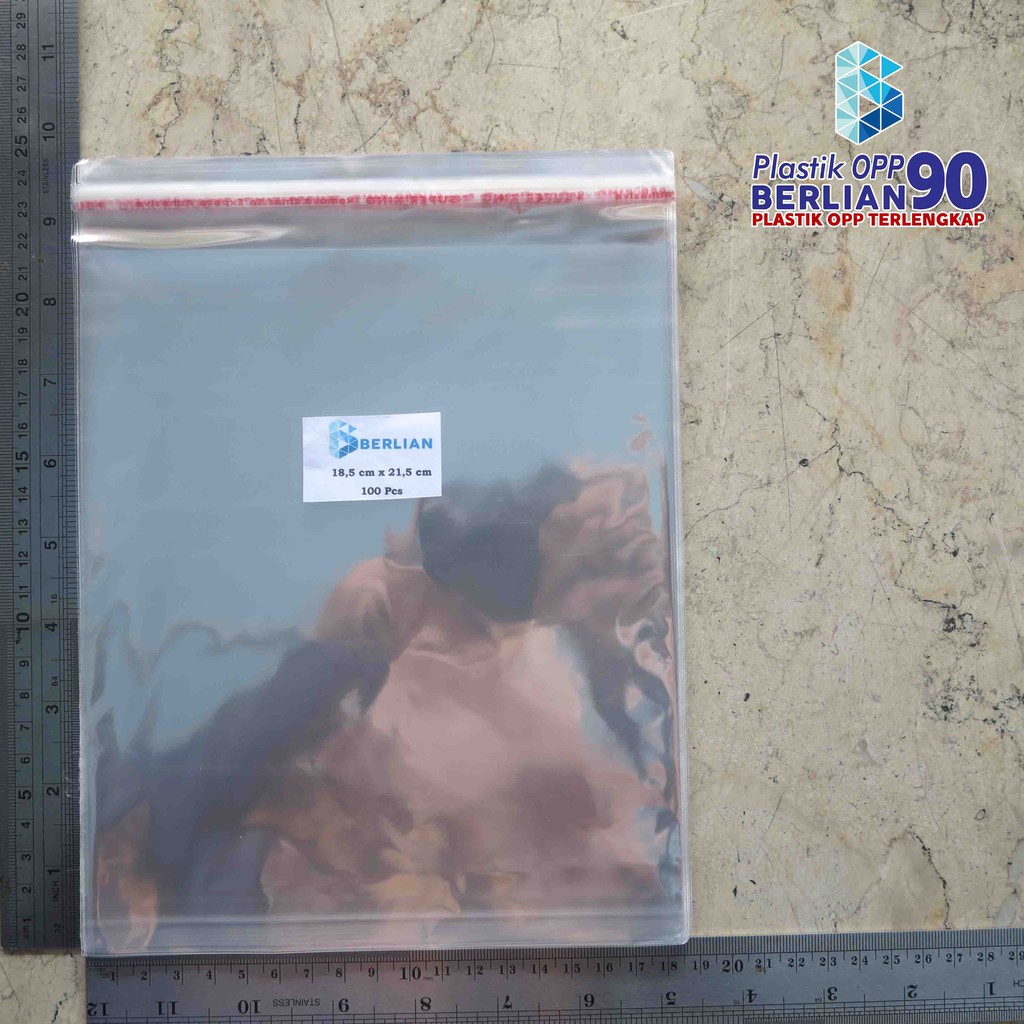 

Plastik OPP 18,5 X 21,5 CM 20 MIC 100LBR Lem Atau Seal