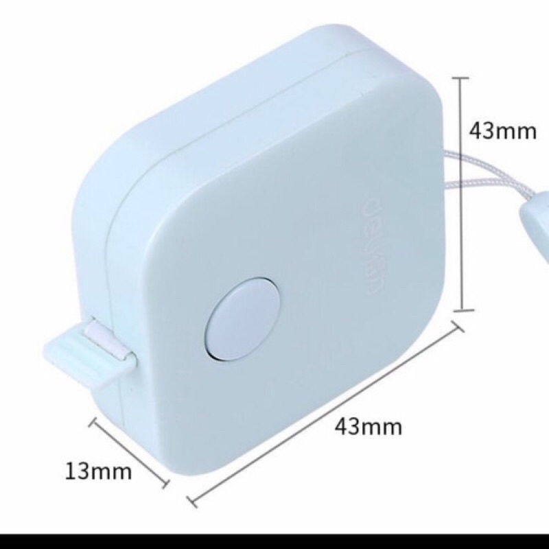 Meteran mini Plastik Unik Measuring Tape Fiberglass