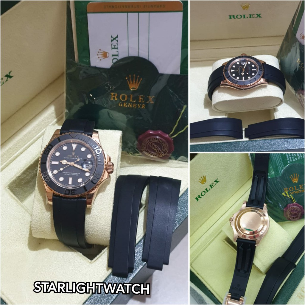 JAM TANGAN PRIA ROLEX YATCHMASTER AUTOMATIC MESIN SWISS