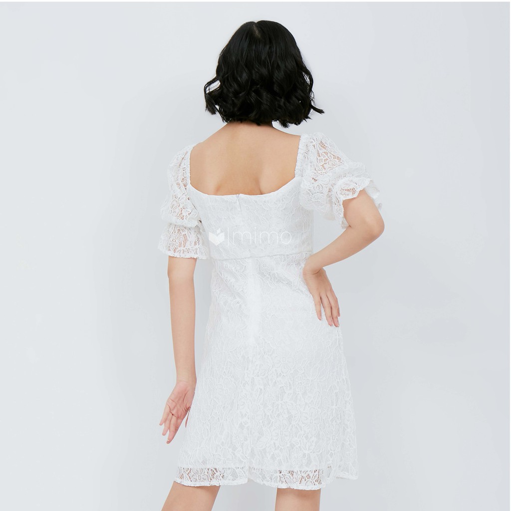 Lace dress with masker