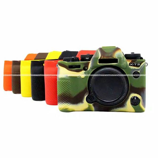 Silikon case pelindung karet fujifilm xt-3 sillicon  fuji film x t 3 x t3 xt3