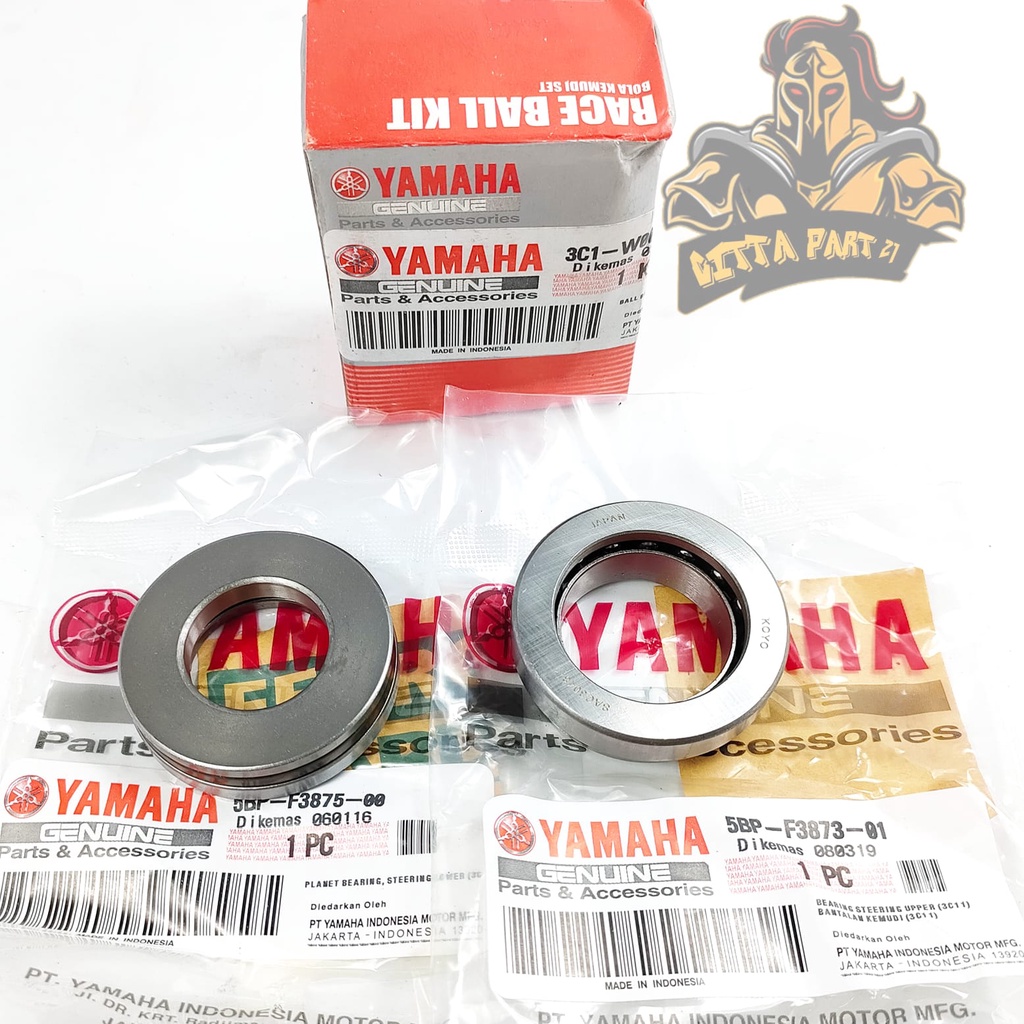 COMSTIR KOMSTIR YAMAHA 3C1 VIXION BEARING STANG STIR KUALITAS ASLI ORIGINAL YAMAHA YGP PREISISI PAS AWET DAN DIJAMIN MANTAP VIXION LAMA VIXION NEW NVA NVL