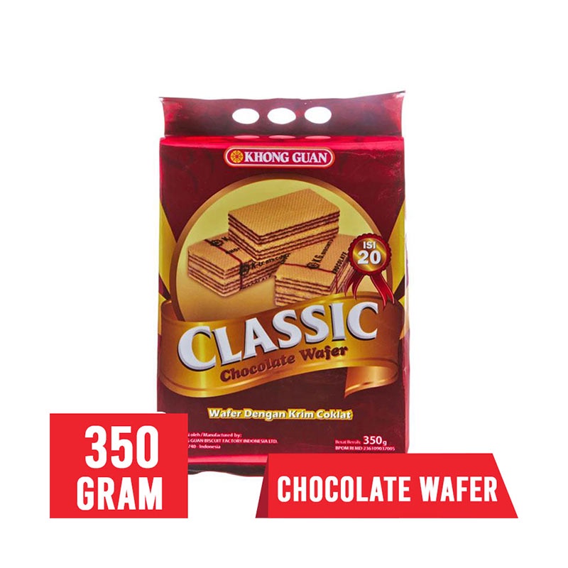 

KHONG GUAN WAFER CLASSIC CHOCOLATE 350gr