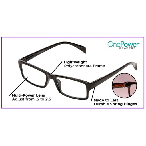 Kacamata Baca One Power Readers Unisex Glasses Plus AutoFocus/ Kacamata Baca/ Original Power Vision