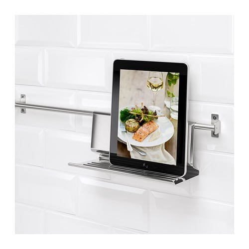 KUNGSFORS Stand tablet, baja tahan karat