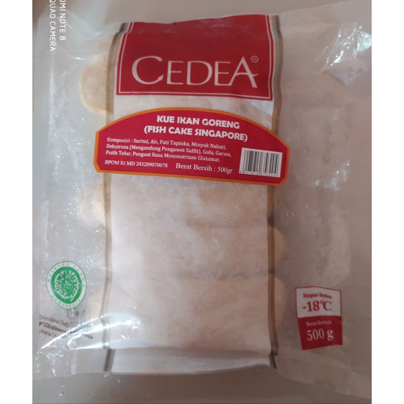 

CEDEA KUE IKAN GORENG (FISH CAKE SINGAPORE) 500GR