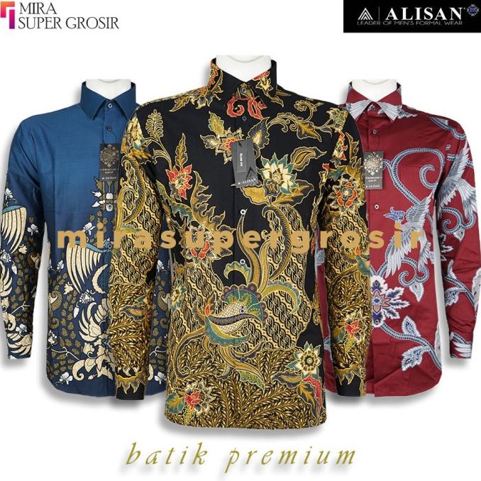 Alisan Batik Printing PREMIUM Panjang Slimfit