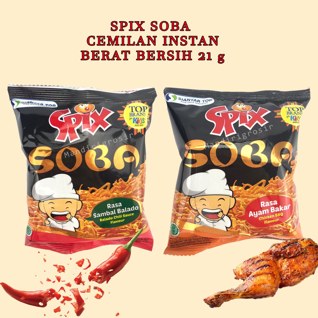 Ciki * SPIX SOBA * Makanan Instant * MAKANAN RINGAN * 21g