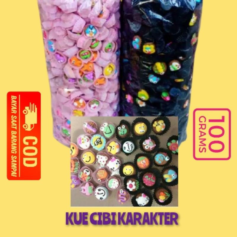 Kue Cibi Karakter - Kue Kering Karakter - Bolu Karakter - Kue - Kue Kering