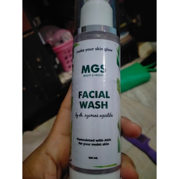Facial wash aha dari MGS dr. nyimas agistika