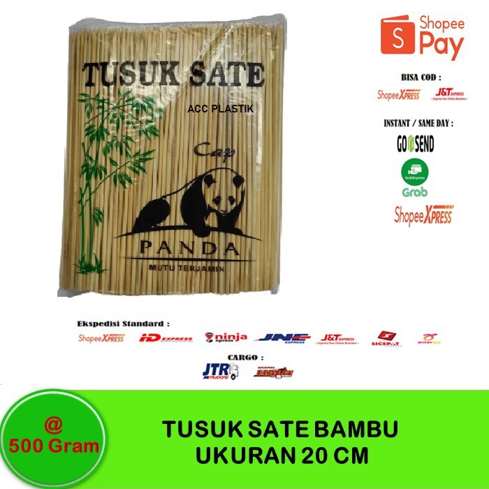 @500GRAM TUSUK SATE CAP PANDA IMPORT TUSUK SATE BAMBU TUSUK CILOK