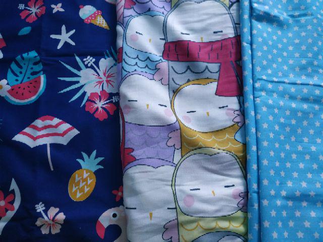 Hello Summer - Kain Sprei Katun Lokal Meteran Star Bintang Kecil