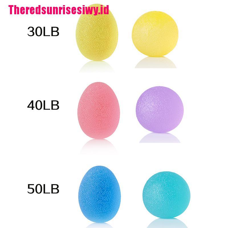 【Theredsunrisesiwy.id】WorthWhile Silica Gel Hand Grip Ball Fitness Finger Exerciser Strength Muscle