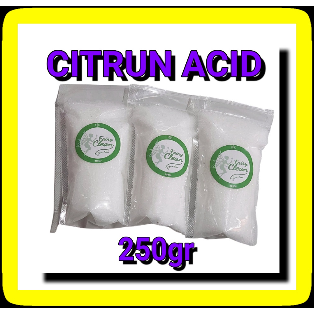 250 gram citrun acid sitrun sir pemutih pakaian pembersih lumut membersihkan ember bak mandi lantai