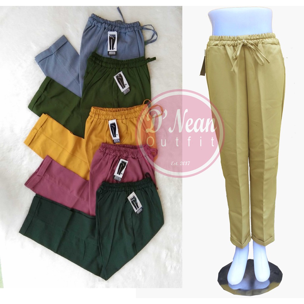 SIZE M Celana  Merina Baggy  Pants TERBARU  Sentik Balik 