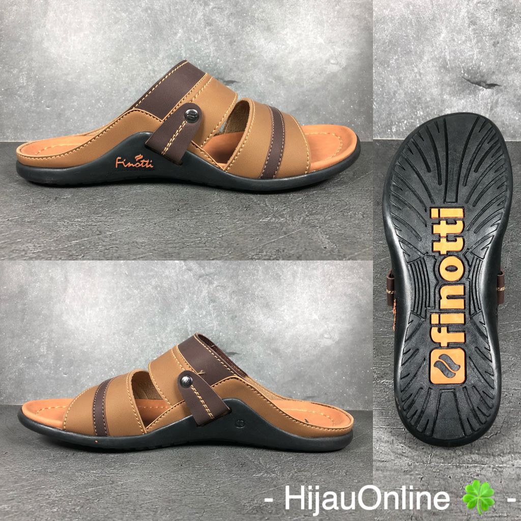 FINOTTI - BPZ 06 10 - Sandal Slop Sopan Kasual Tali 2 Laki-laki Pria-4
