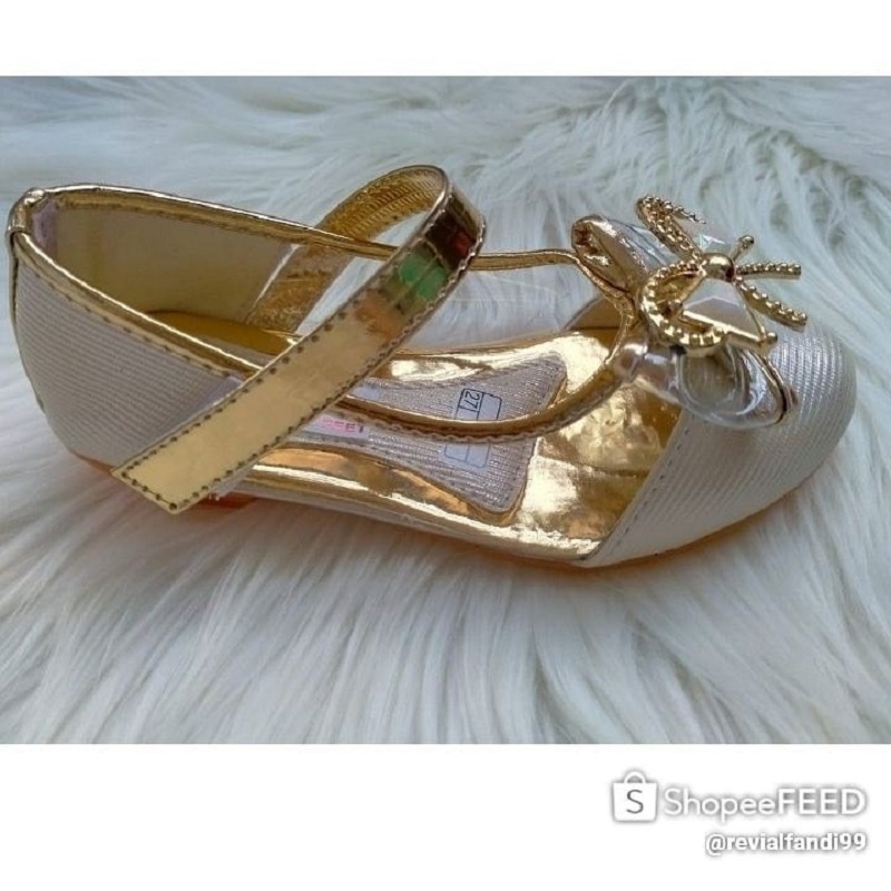 sepatu kaca anak perempuan talita terbaru 26-35