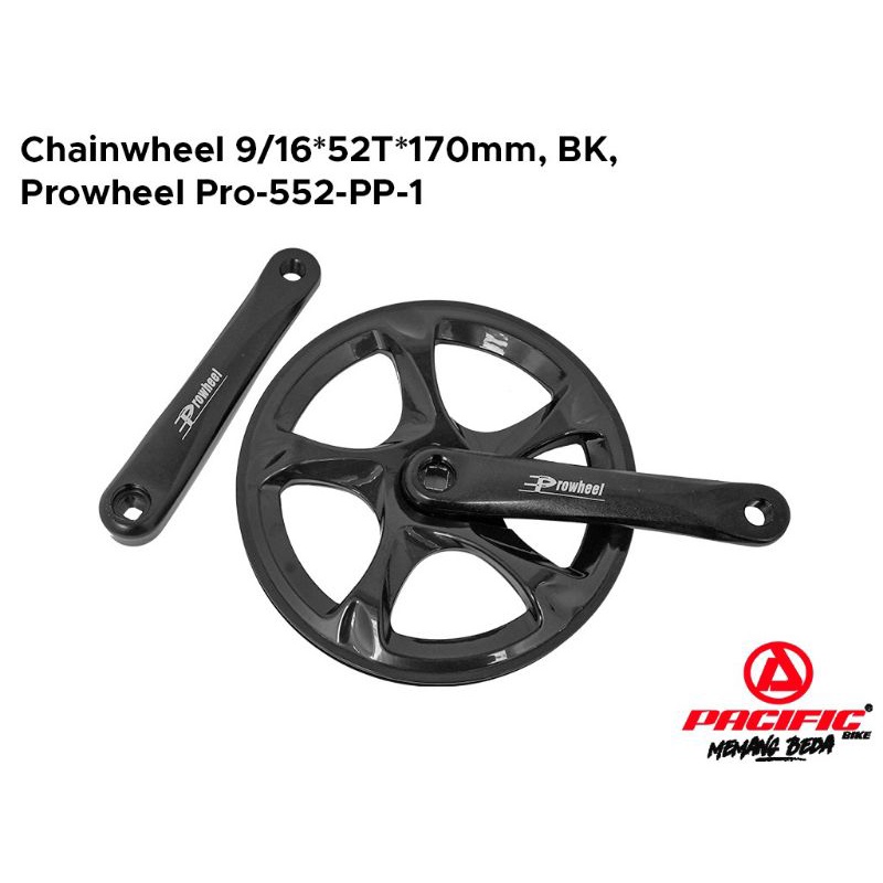 crank pacific 52T *270mm.single speed