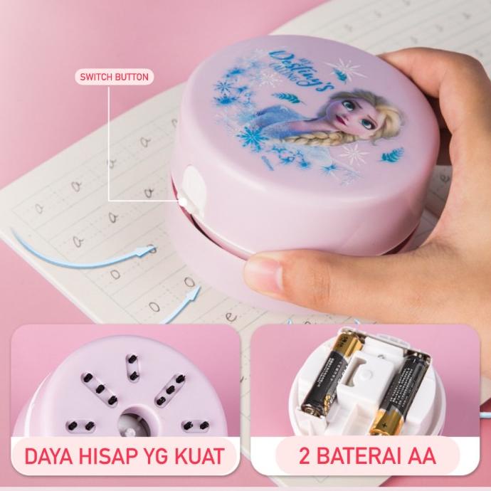 

SRTN Serutan Elektrik Rautan Pensil Original Disney Frozen Marvel Kado