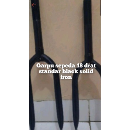 Garpu sepeda anak bmx mini 18&quot;inch drat standar BARU BUKAN DICAT ULANG