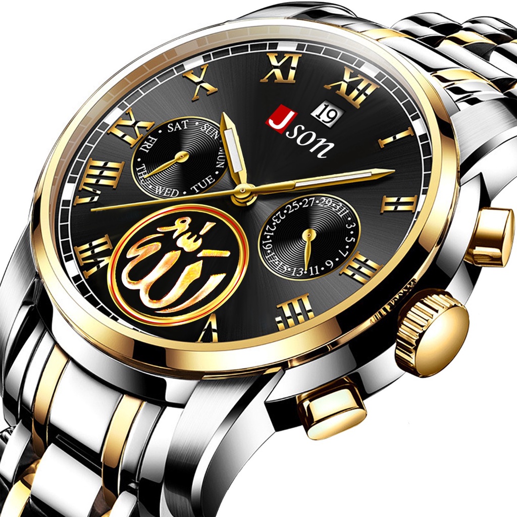 HEMAT Jam Tangan Pria Json Original 100% Desain Model Terbaru 2022 Anti Air Baret Kuat Tahan lama