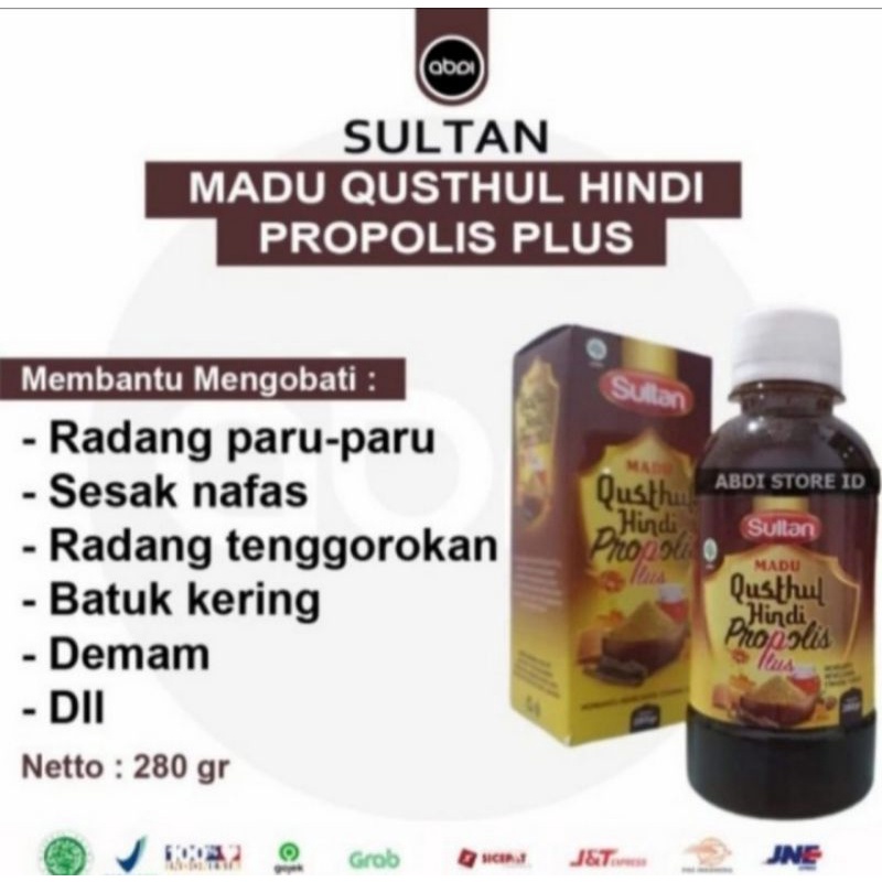 

Madu Qusthul Hindi Sultan Plus Propolis 280 g