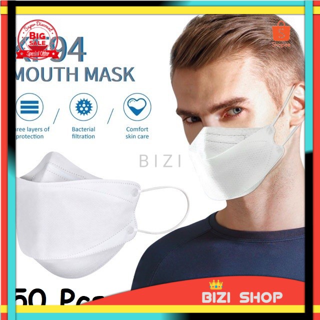 Masker KF94 4ply 4 Ply evo Mask Korea Duckbll Kn95 WN 958 isi 50 Pcs