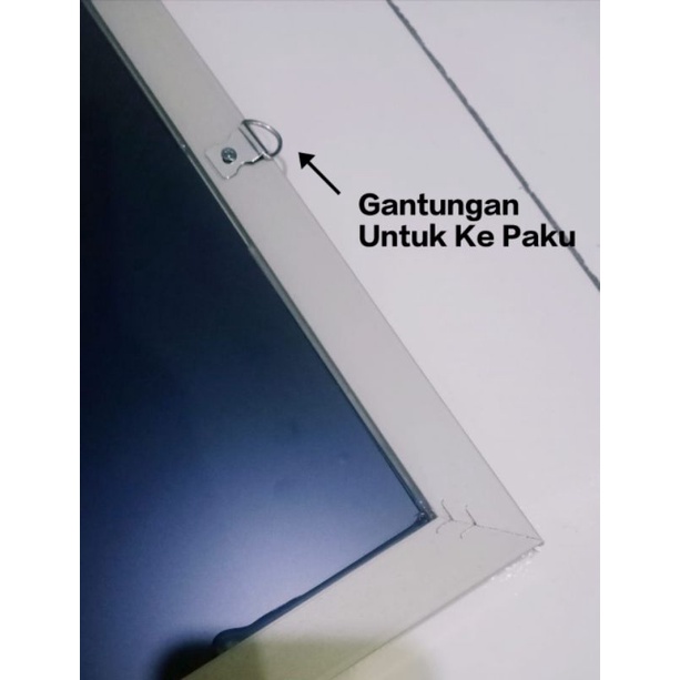 Promo Cermin dinding gantung minimalis Cermin tempel murah Cermin aesthetic Cermin makeup  45 X 35-5