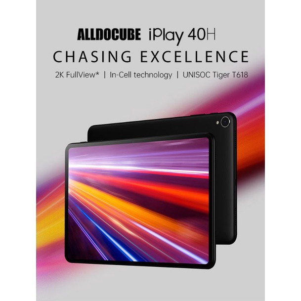 Alldocube iPlay 40H 4G 8/128GB Octacore 10.4&quot; 2K FullView Android 11 USB Type C Quad Speaker
