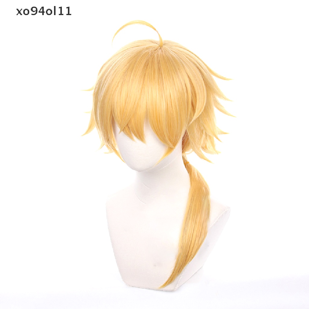 Xo Genshin Wig Rambut Sintetis Pendek Lurus Untuk Cosplay