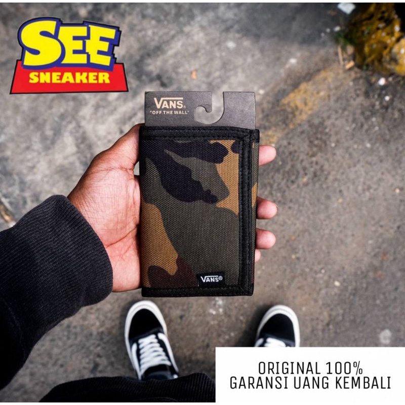 Vans Slipped Dompet / Wallet “ CAMO ARMY “ Original