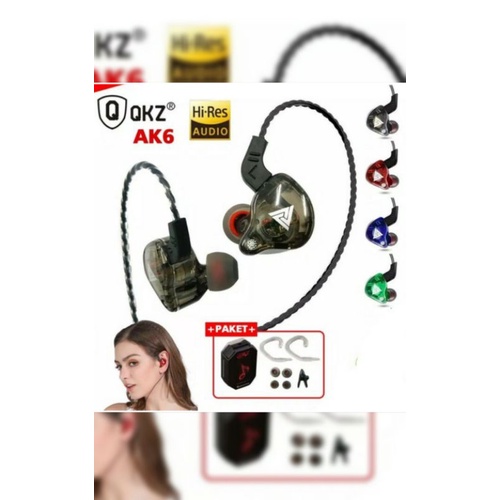 QKZ AK6 HEADSET/EARPHONE GAMING & MUSIC